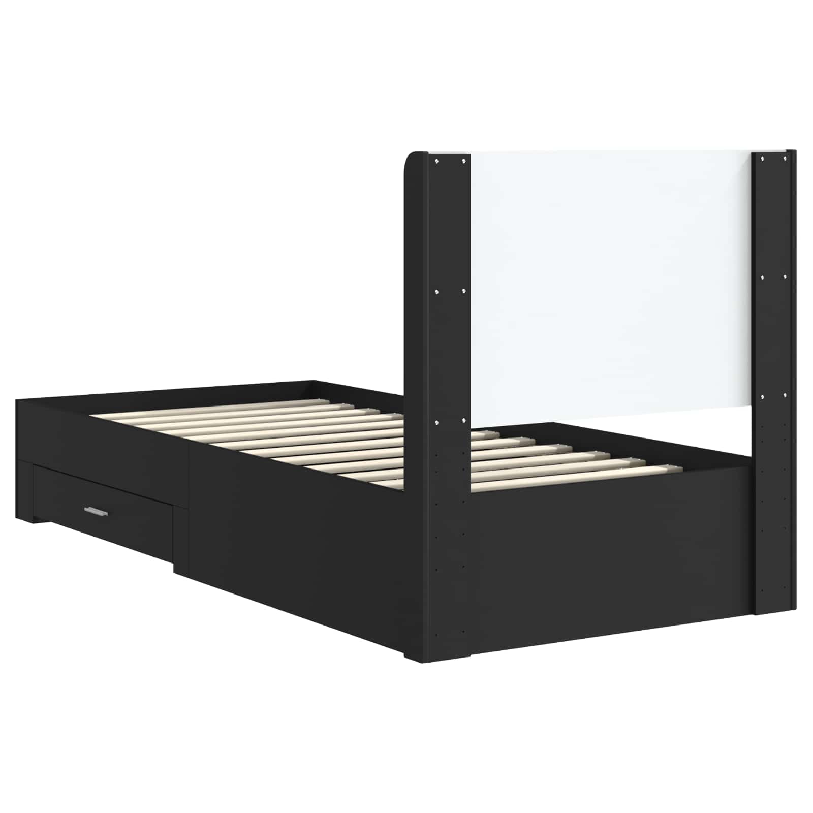 Καλάθι με αποθήκη και κεφαλάρι Μαύρο 90 x 200 cm