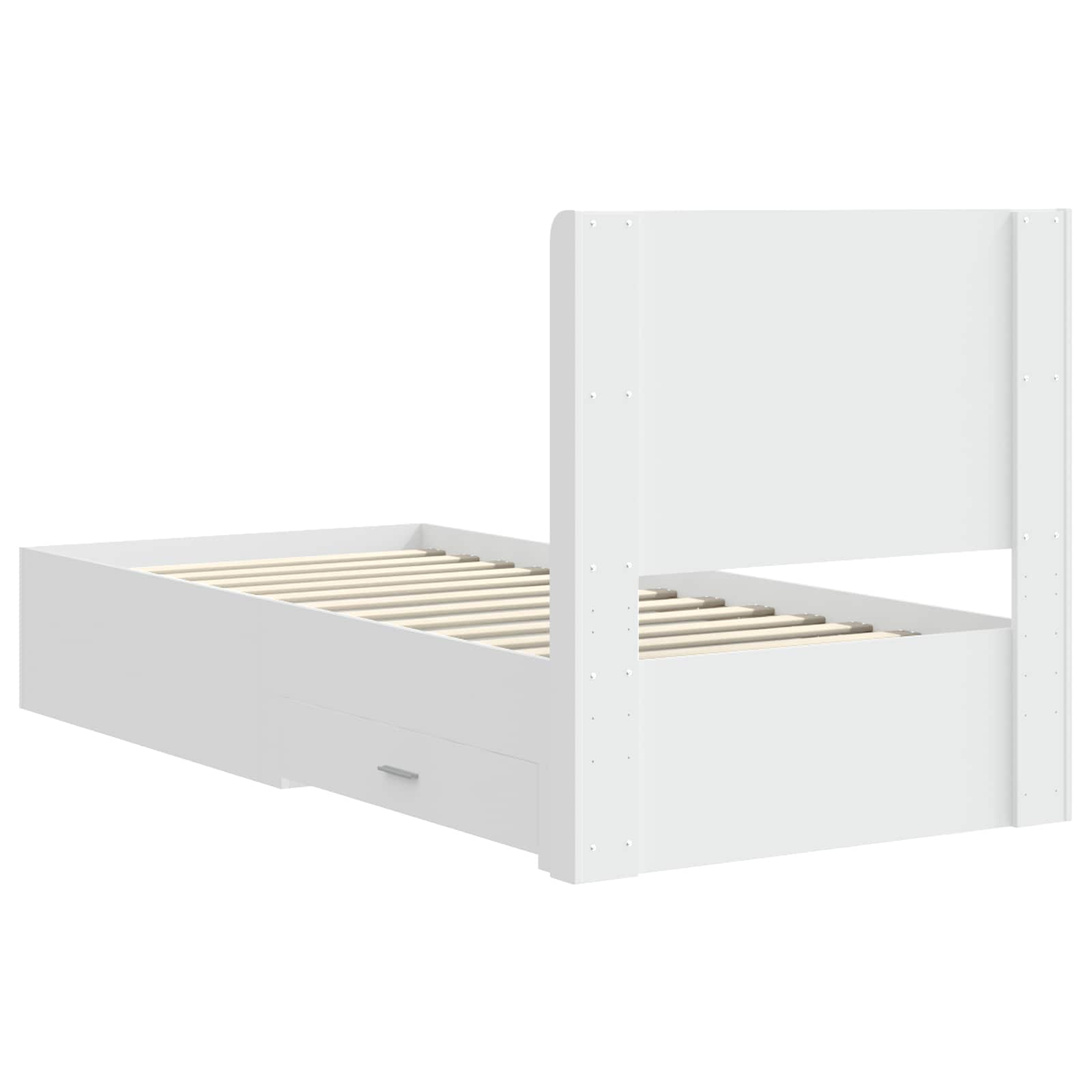Καλάθι με αποθήκη και κεφαλάρι Λευκό 90 x 190 cm - Pakobazaar