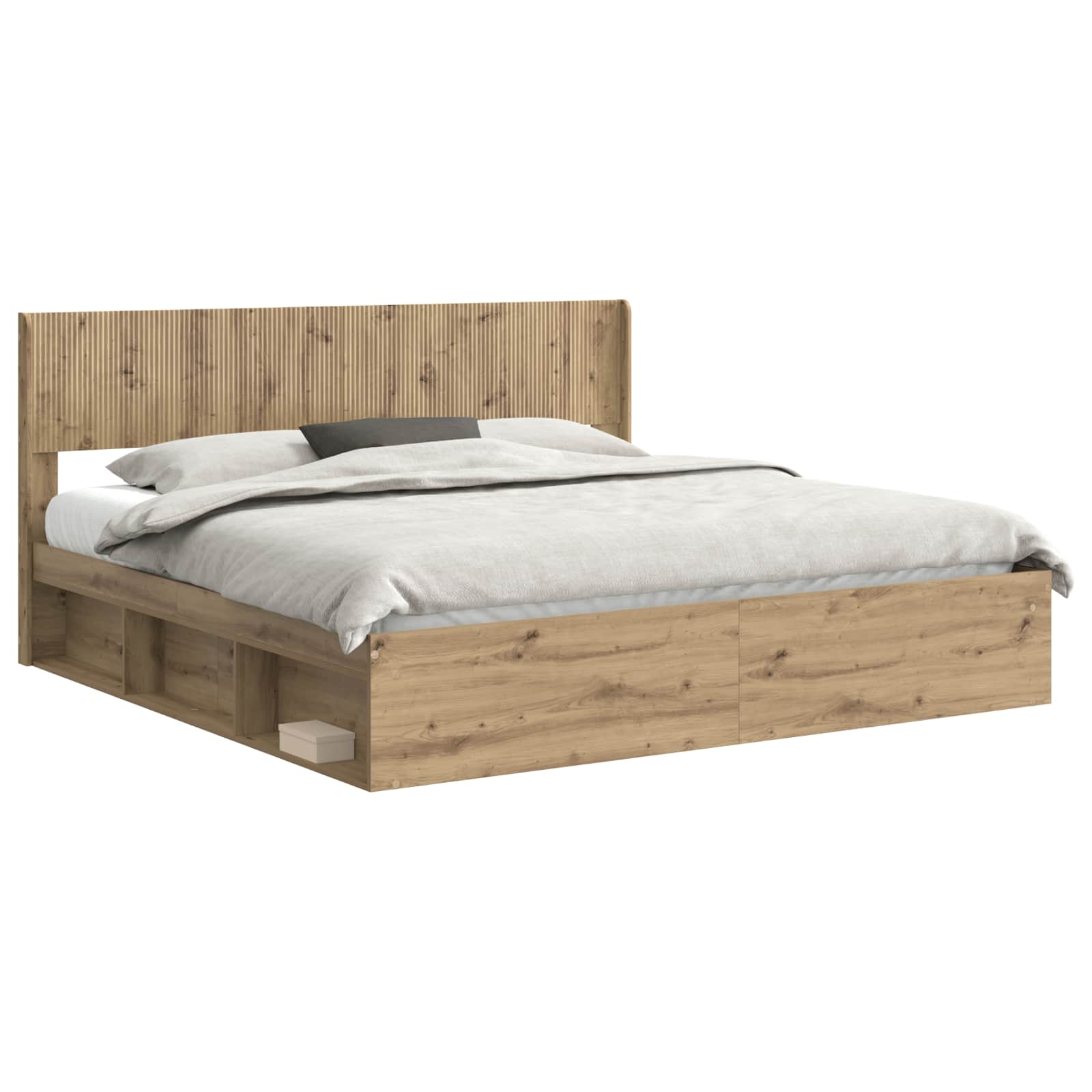Καλάθι με αποθήκη και κεφαλάρι Artisan Δρυς 200 x 200 cm - Pakobazaar