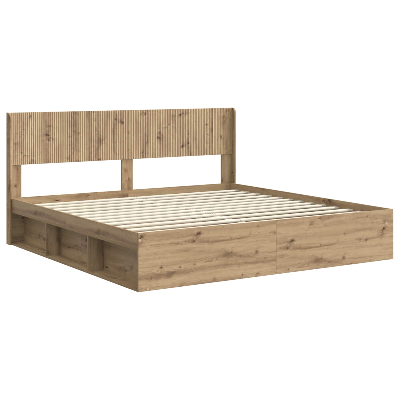 Καλάθι με αποθήκη και κεφαλάρι Artisan Δρυς 200 x 200 cm - Pakobazaar