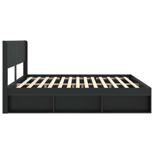 Καλάθι με αποθήκη και κεφαλάρι Μαύρο 180 x 200 cm - Pakobazaar