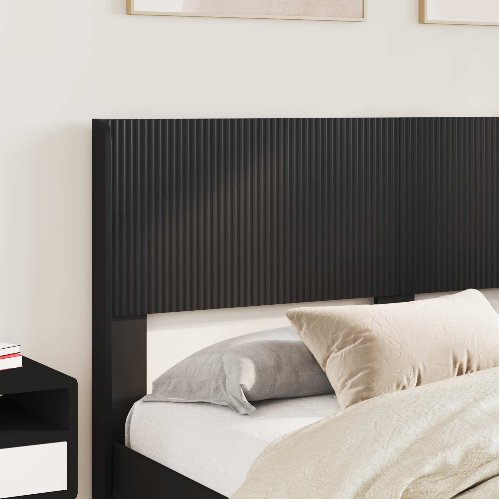 Καλάθι με αποθήκη και κεφαλάρι Μαύρο 150 x 200 cm - Pakobazaar