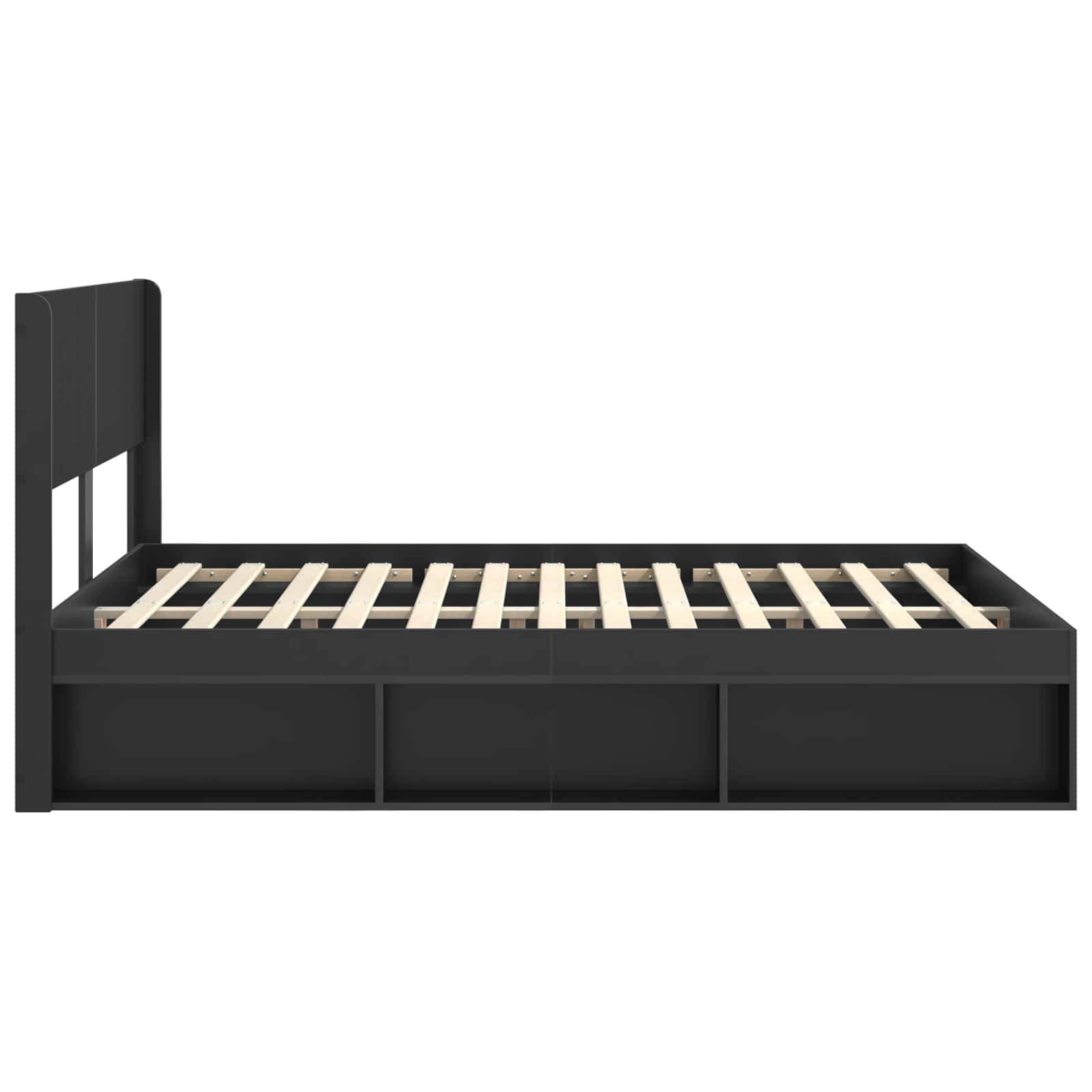 Καλάθι με αποθήκη και κεφαλάρι Μαύρο 150 x 200 cm - Pakobazaar