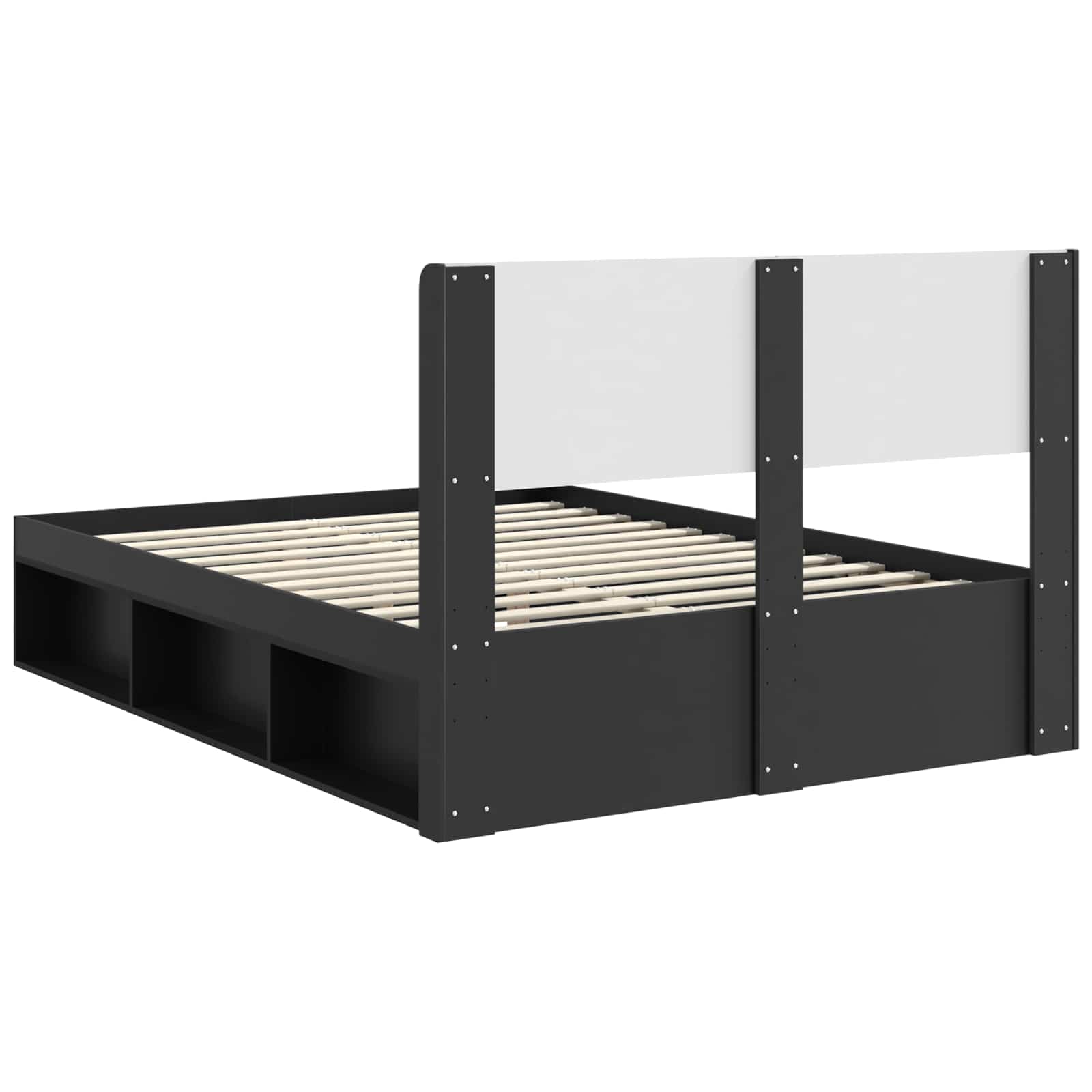 Καλάθι με αποθήκη και κεφαλάρι Μαύρο 140 x 200 cm - Pakobazaar