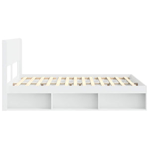 Καλάθι με αποθήκη και κεφαλάρι Λευκό 140 x 190 cm - Pakobazaar