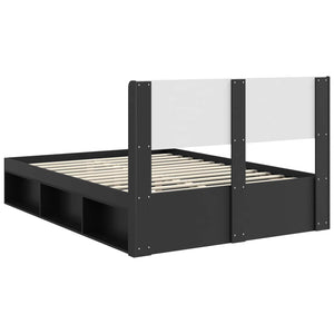 Καλάθι με αποθήκη και κεφαλάρι Μαύρο 120 x 200 cm - Pakobazaar
