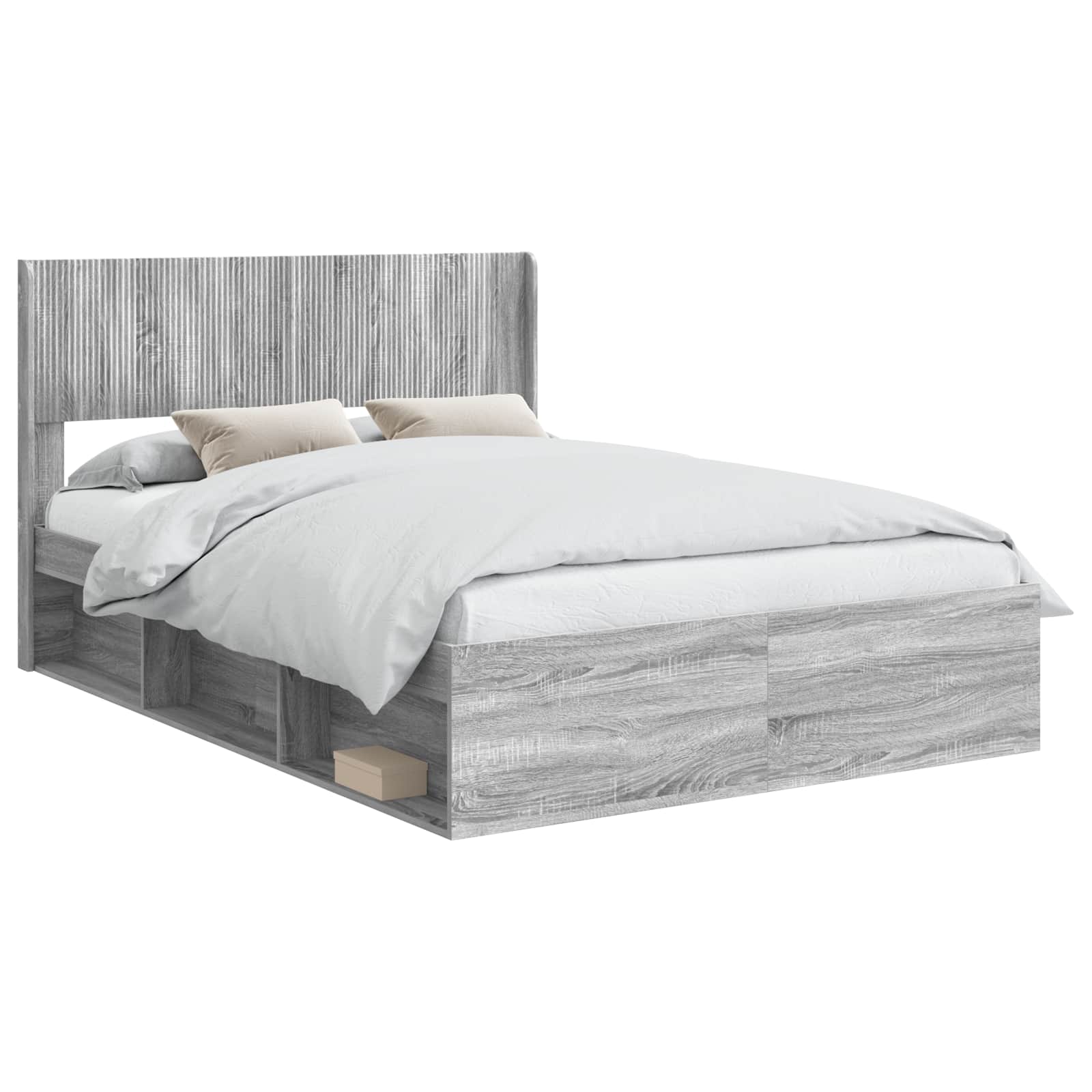Καλάθι με αποθήκη και κεφαλάρι Γκρι Sonoma 120 x 200 cm - Pakobazaar