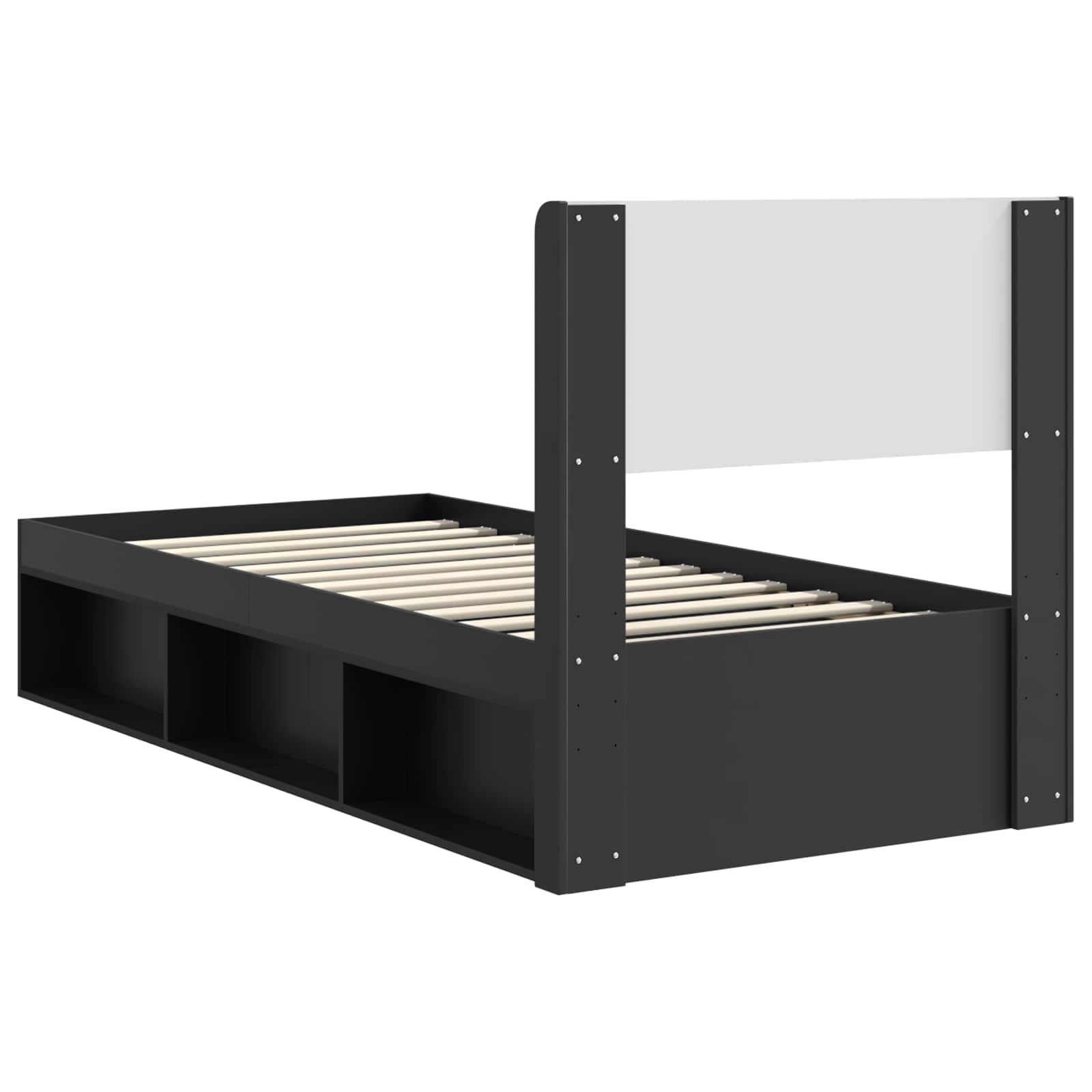 Καλάθι με αποθήκη και κεφαλάρι Μαύρο 100 x 200 cm - Pakobazaar