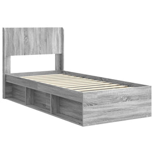 Καλάθι με αποθήκη και κεφαλάρι Γκρι Sonoma 100 x 200 cm - Pakobazaar