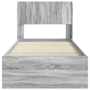 Καλάθι με αποθήκη και κεφαλάρι Γκρι Sonoma 100 x 200 cm - Pakobazaar