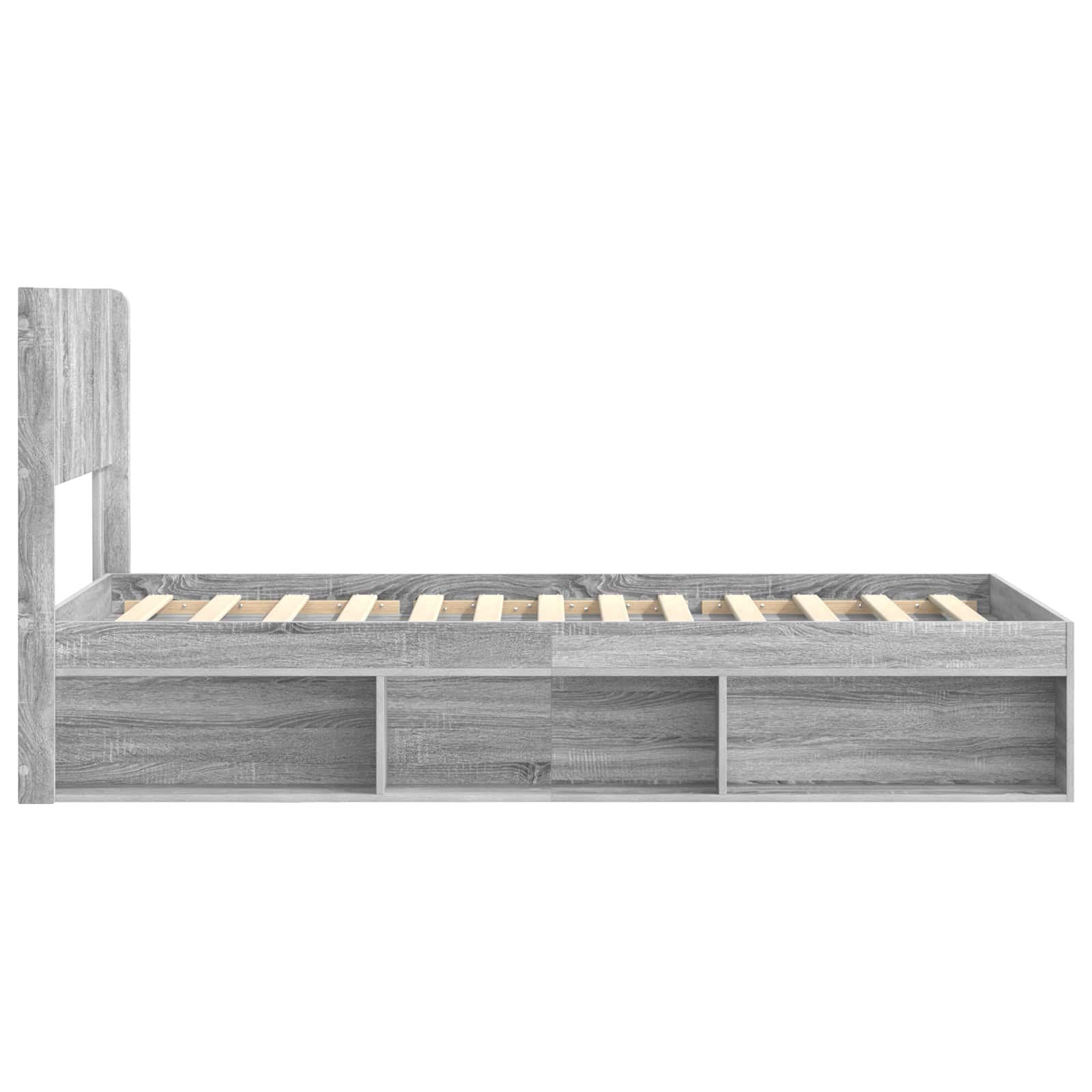 Καλάθι με αποθήκη και κεφαλάρι Γκρι Sonoma 100 x 200 cm - Pakobazaar