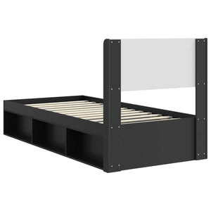 Καλάθι με αποθήκη και κεφαλάρι Μαύρο 90 x 200 cm - Pakobazaar