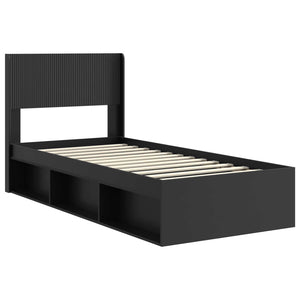 Καλάθι με αποθήκη και κεφαλάρι Μαύρο 90 x 190 cm - Pakobazaar