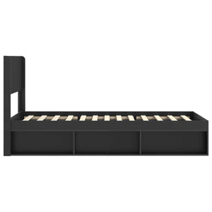 Καλάθι με αποθήκη και κεφαλάρι Μαύρο 90 x 190 cm - Pakobazaar