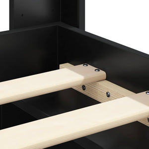 Καλάθι με αποθήκη και κεφαλάρι Μαύρο 75 x 190 cm - Pakobazaar