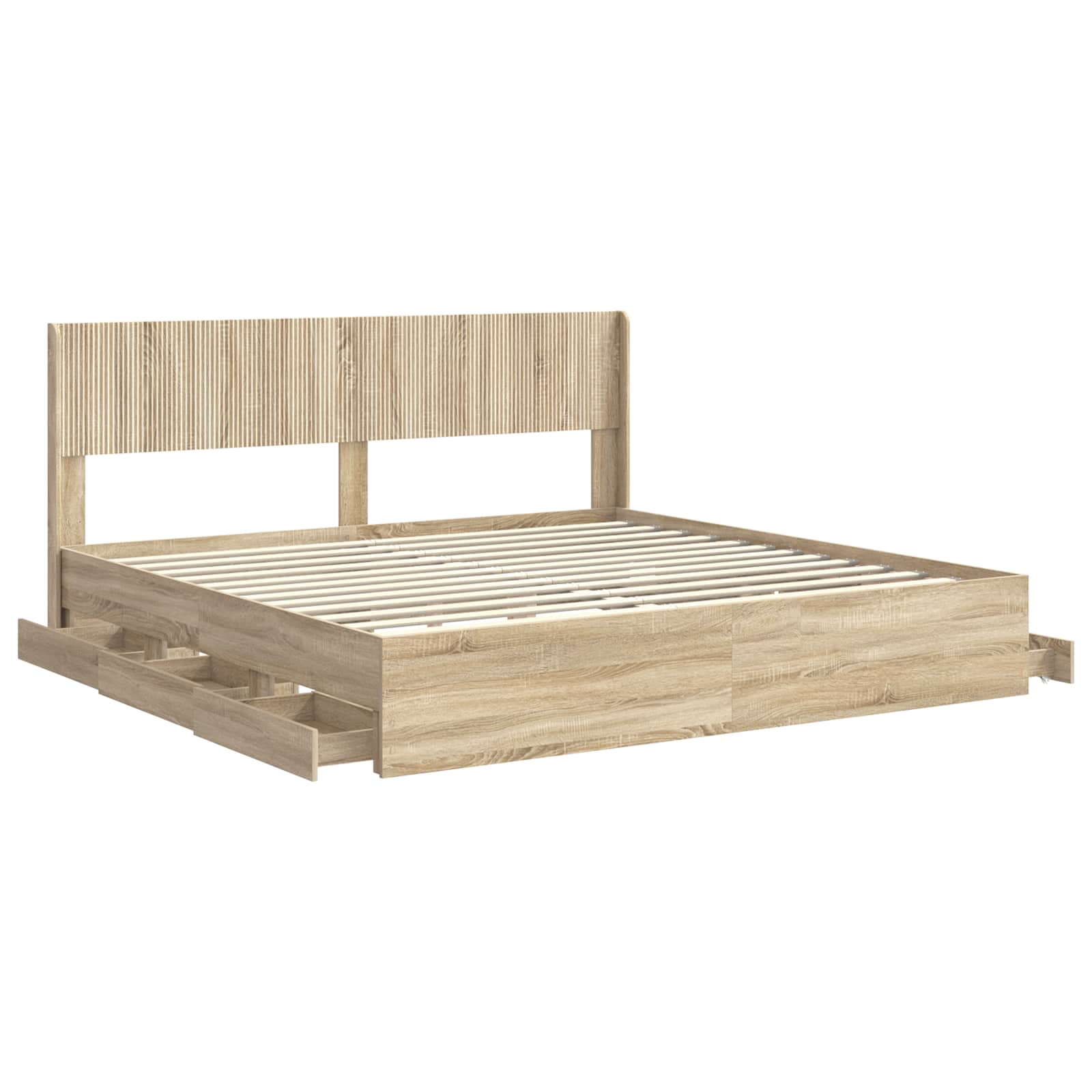 Καλάθι με αποθήκη και κεφαλάρι Sonoma Δρυς 200 x 200 cm