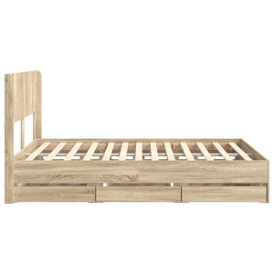 Καλάθι με αποθήκη και κεφαλάρι Sonoma Δρυς 160 x 200 cm - Pakobazaar