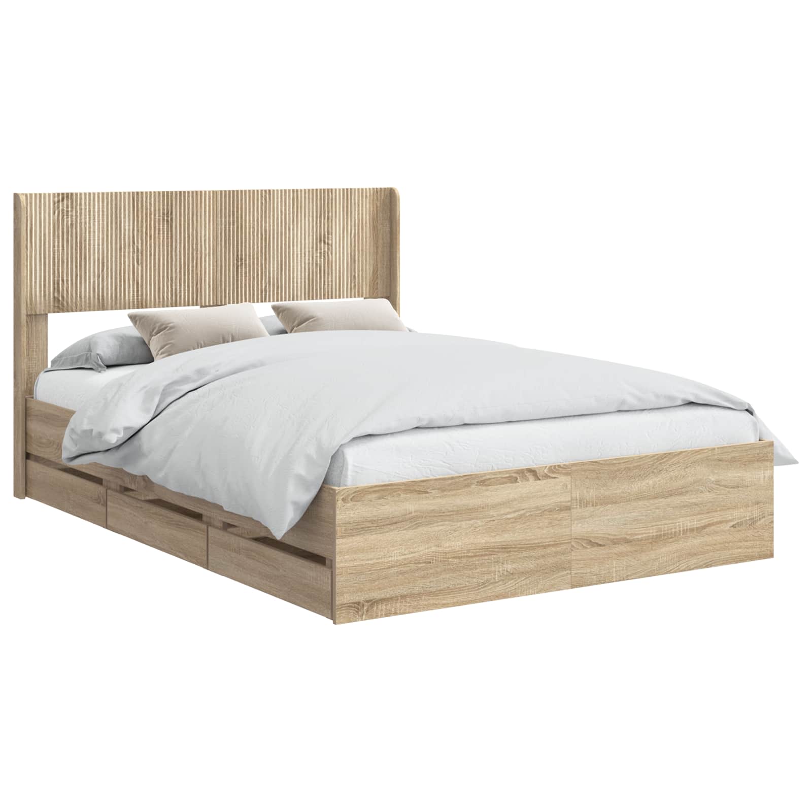 Καλάθι με αποθήκη και κεφαλάρι Sonoma Δρυς 140 x 200 cm