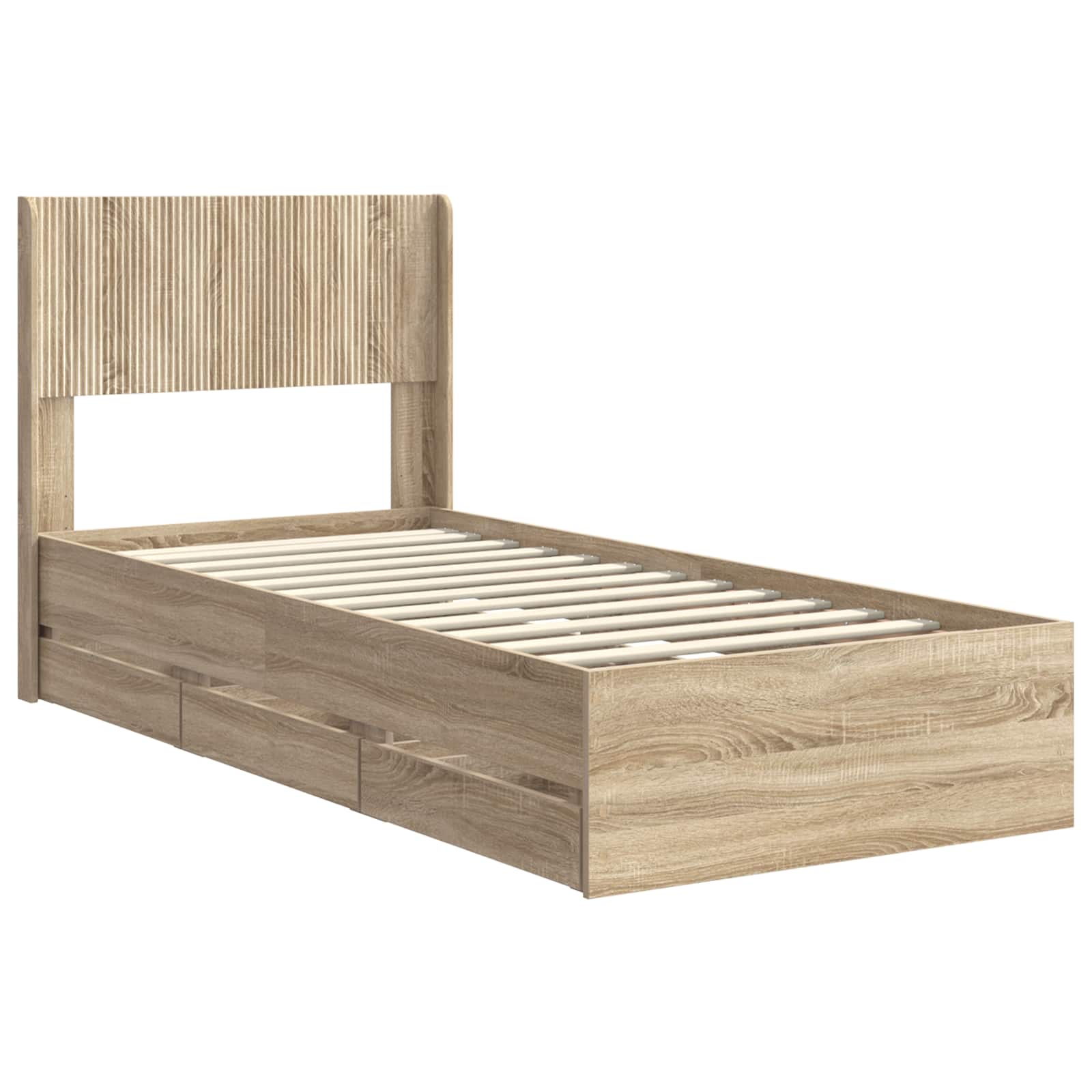 Καλάθι με αποθήκη και κεφαλάρι Sonoma Δρυς 100 x 200 cm - Pakobazaar