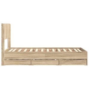 Καλάθι με αποθήκη και κεφαλάρι Sonoma Δρυς 100 x 200 cm - Pakobazaar