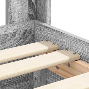 Καλάθι με αποθήκη και κεφαλάρι Γκρι Sonoma 100 x 200 cm - Pakobazaar
