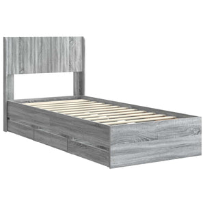 Καλάθι με αποθήκη και κεφαλάρι Γκρι Sonoma 100 x 200 cm - Pakobazaar