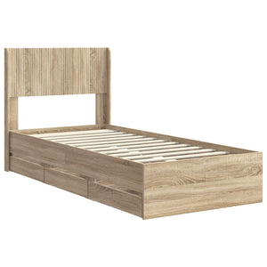 Καλάθι με αποθήκη και κεφαλάρι Sonoma Δρυς 75 x 190 cm - Pakobazaar