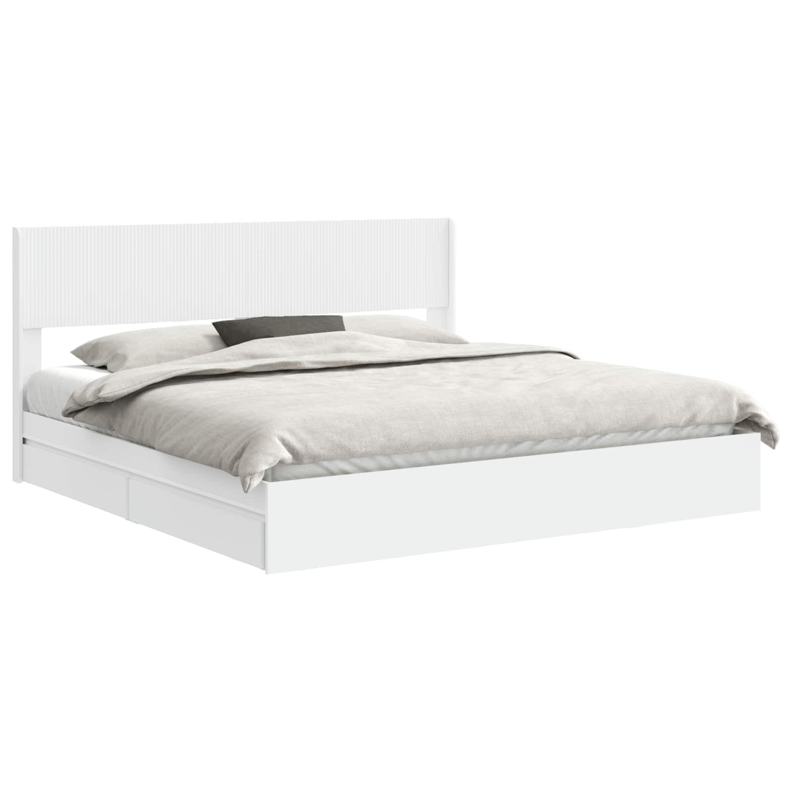 Καλάθι με αποθήκη και κεφαλάρι Λευκό 200 x 200 cm - Pakobazaar