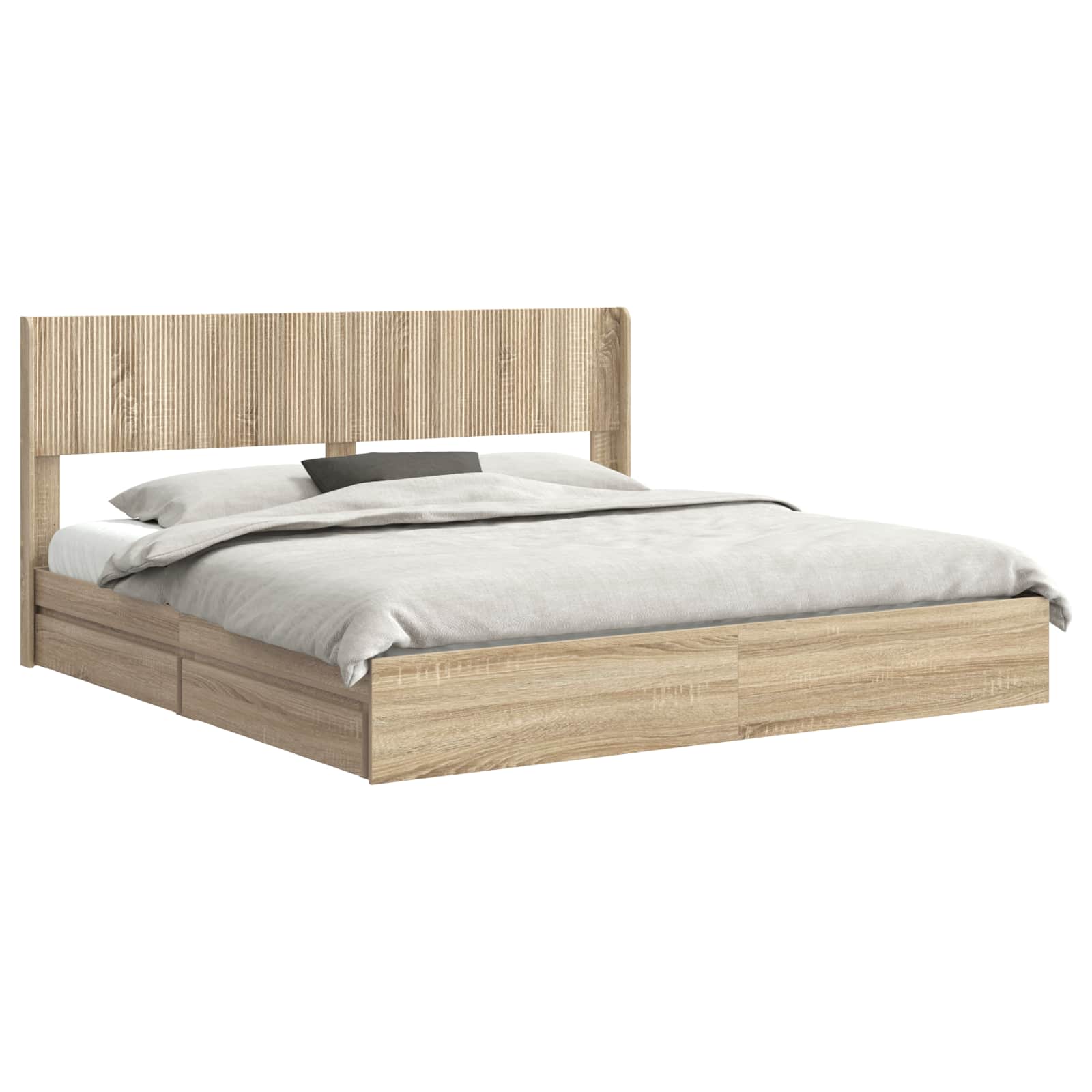 Καλάθι με αποθήκη και κεφαλάρι Sonoma Δρυς 180 x 200 cm - Pakobazaar