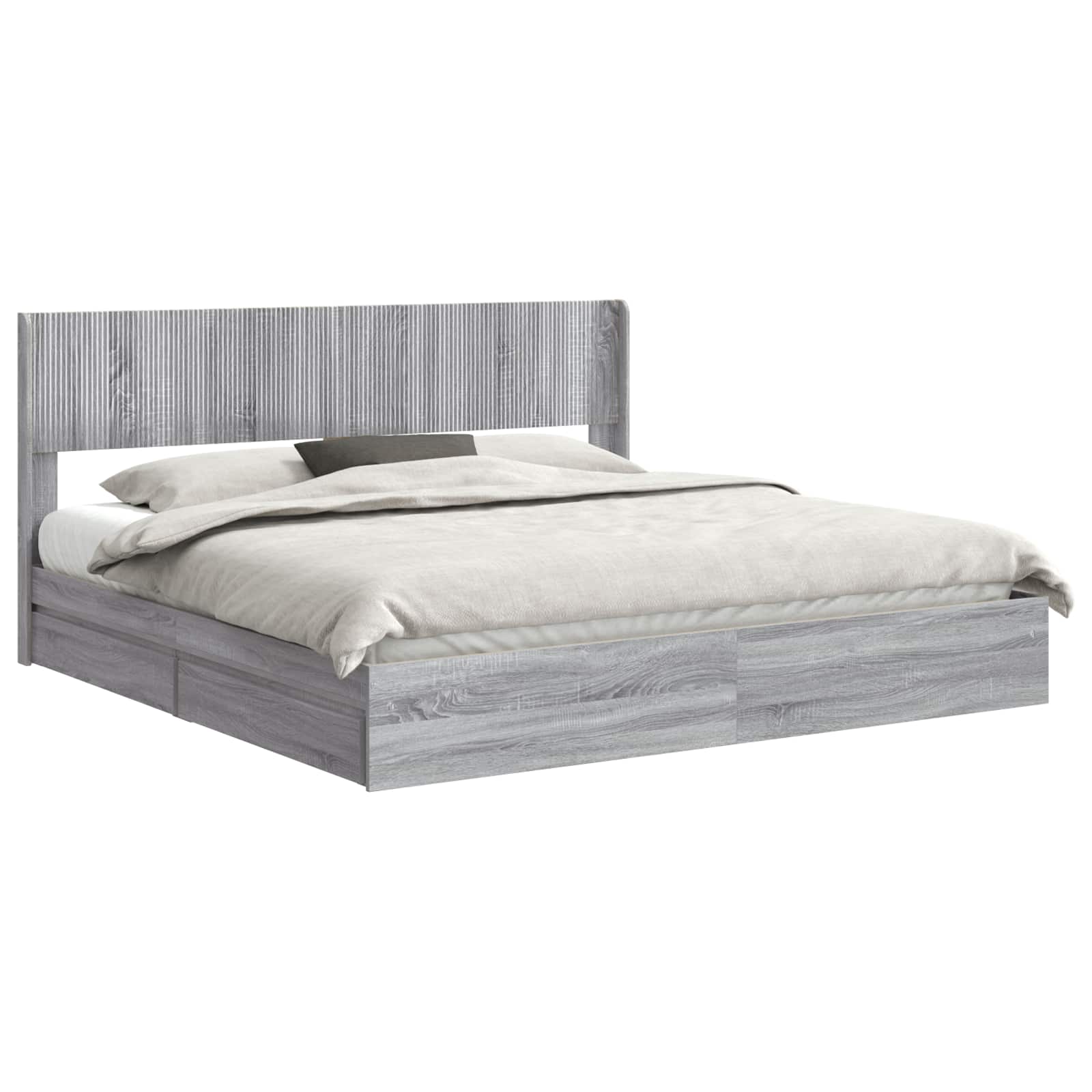 Καλάθι με αποθήκη και κεφαλάρι Γκρι Sonoma 180 x 200 cm - Pakobazaar