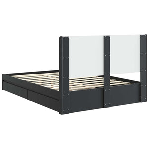 Καλάθι με αποθήκη και κεφαλάρι Μαύρο 150 x 200 cm - Pakobazaar