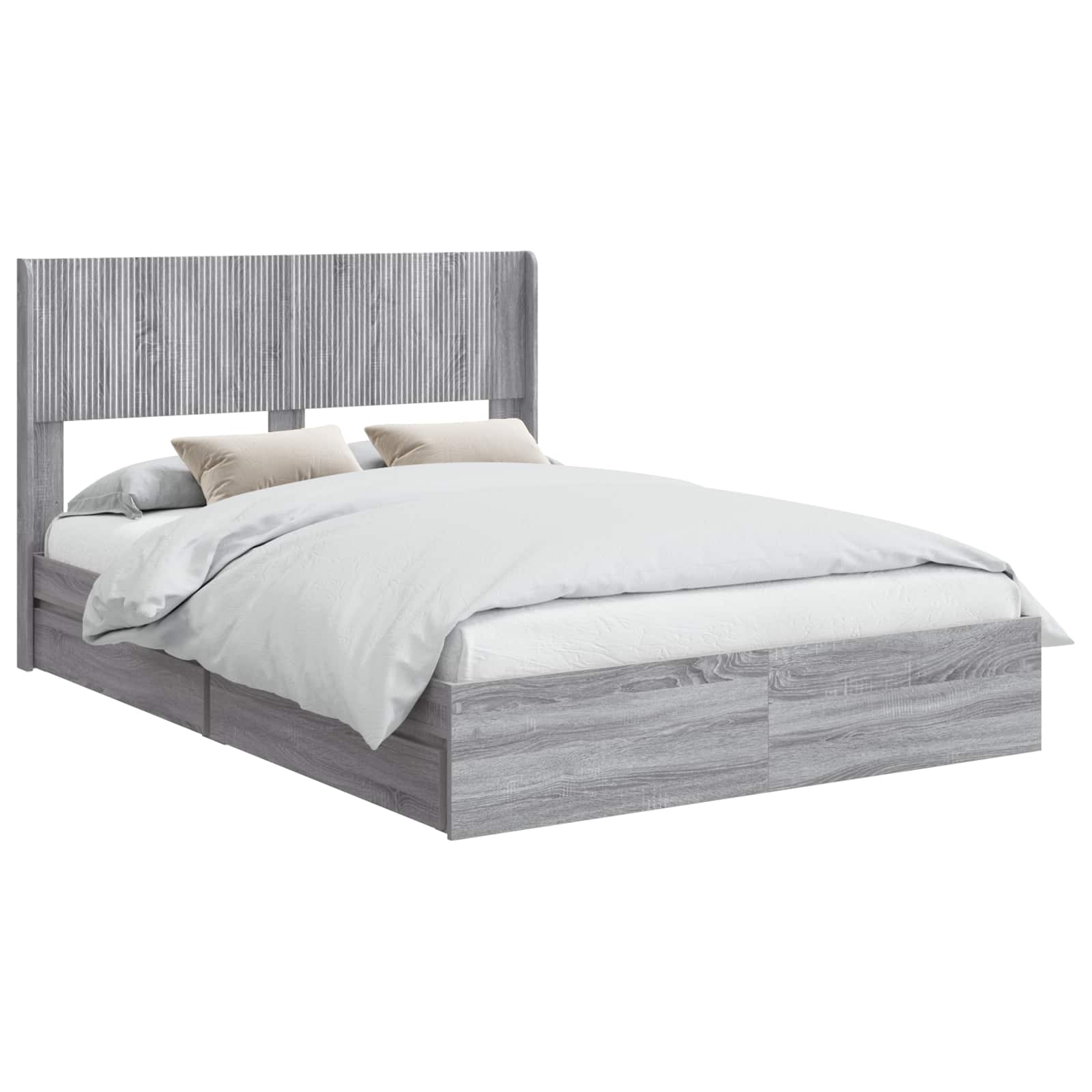 Καλάθι με αποθήκη και κεφαλάρι Γκρι Sonoma 150 x 200 cm - Pakobazaar