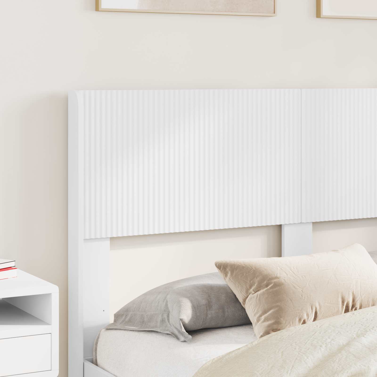 Καλάθι με αποθήκη και κεφαλάρι Λευκό 140 x 190 cm - Pakobazaar