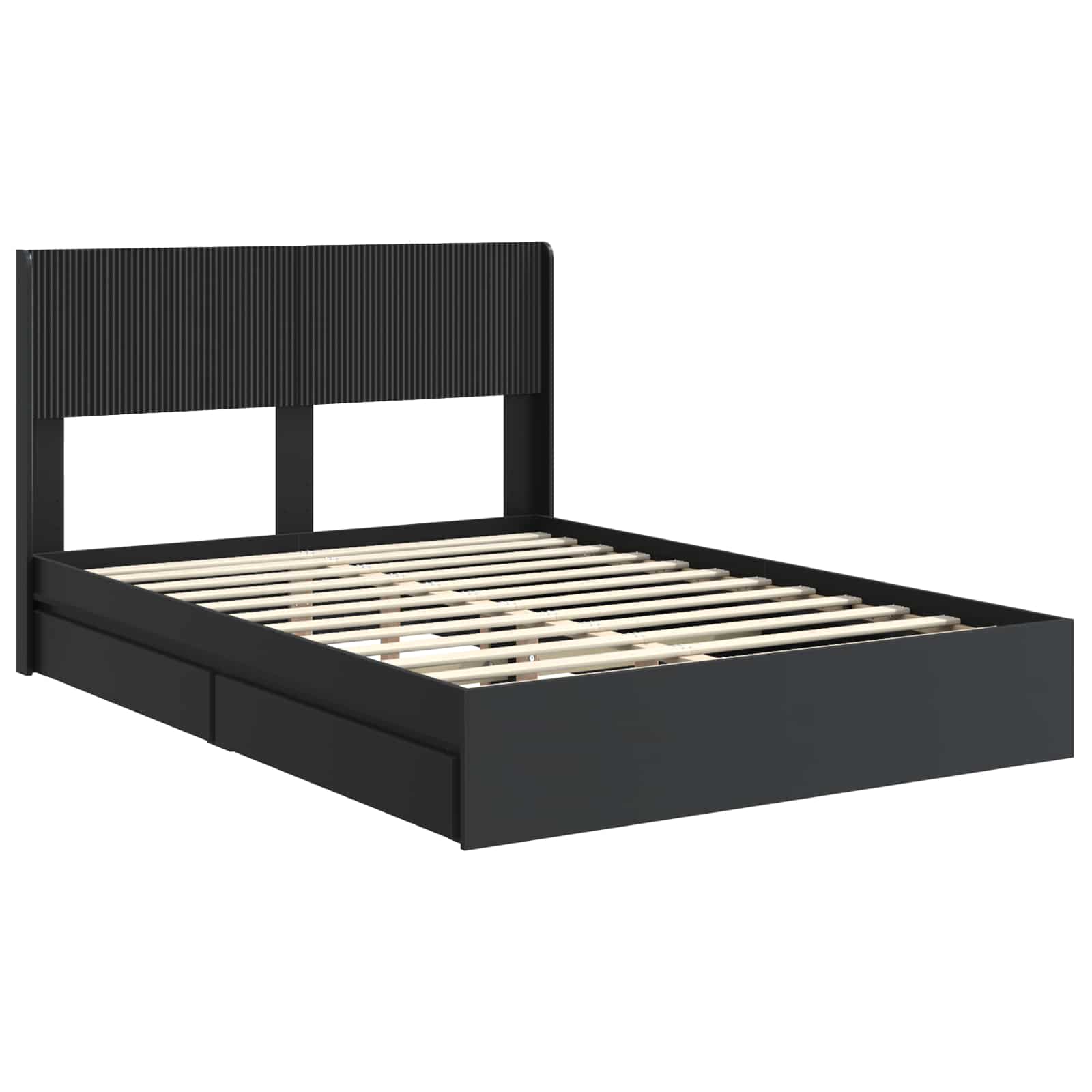 Καλάθι με αποθήκη και κεφαλάρι Μαύρο 135 x 190 cm - Pakobazaar
