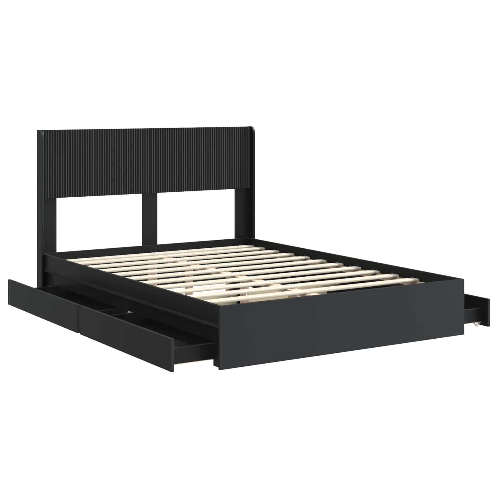 Καλάθι με αποθήκη και κεφαλάρι Μαύρο 135 x 190 cm - Pakobazaar