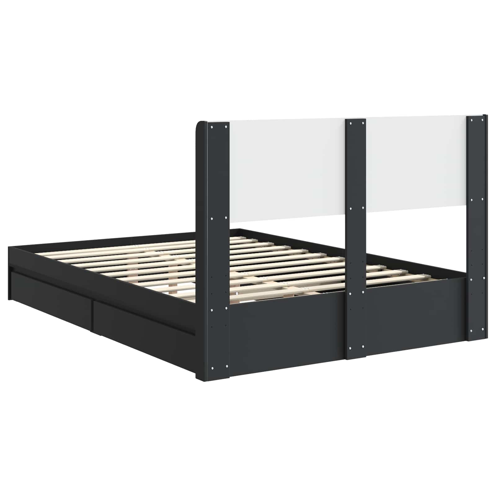 Καλάθι με αποθήκη και κεφαλάρι Μαύρο 135 x 190 cm - Pakobazaar