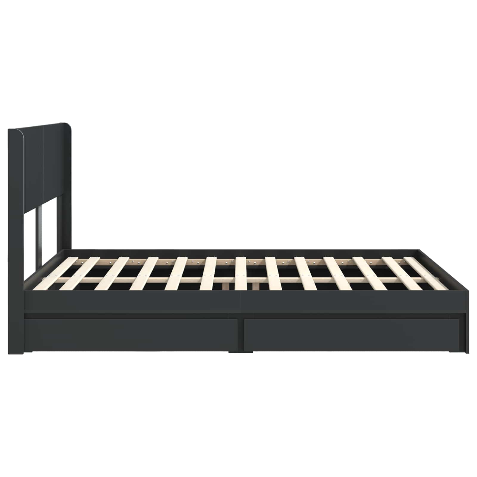 Καλάθι με αποθήκη και κεφαλάρι Μαύρο 120 x 190 cm - Pakobazaar