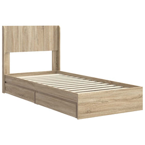 Καλάθι με αποθήκη και κεφαλάρι Sonoma Δρυς 90 x 200 cm - Pakobazaar