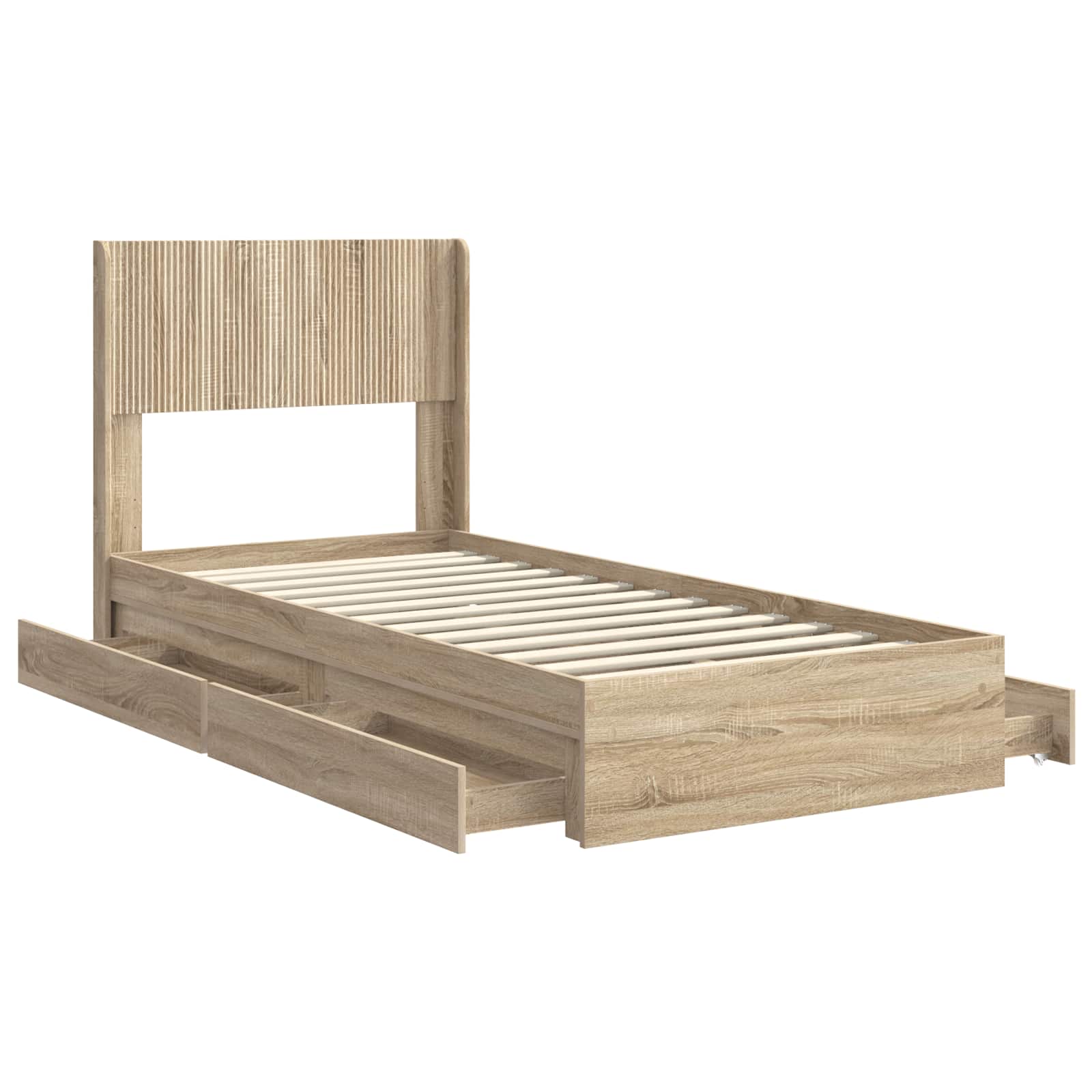 Καλάθι με αποθήκη και κεφαλάρι Sonoma Δρυς 90 x 200 cm - Pakobazaar