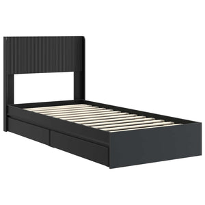Καλάθι με αποθήκη και κεφαλάρι Μαύρο 75 x 190 cm - Pakobazaar