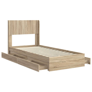 Καλάθι με αποθήκη και κεφαλάρι Sonoma Δρυς 75 x 190 cm - Pakobazaar
