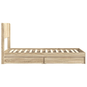 Καλάθι με αποθήκη και κεφαλάρι Sonoma Δρυς 75 x 190 cm - Pakobazaar