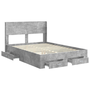 Καλάθι με αποθήκη και κεφαλάρι Γκρι Σκυροδέματος - Pakobazaar