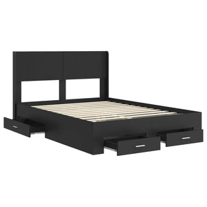 Καλάθι με αποθήκη και κεφαλάρι Μαύρο 140 x 190 cm - Pakobazaar