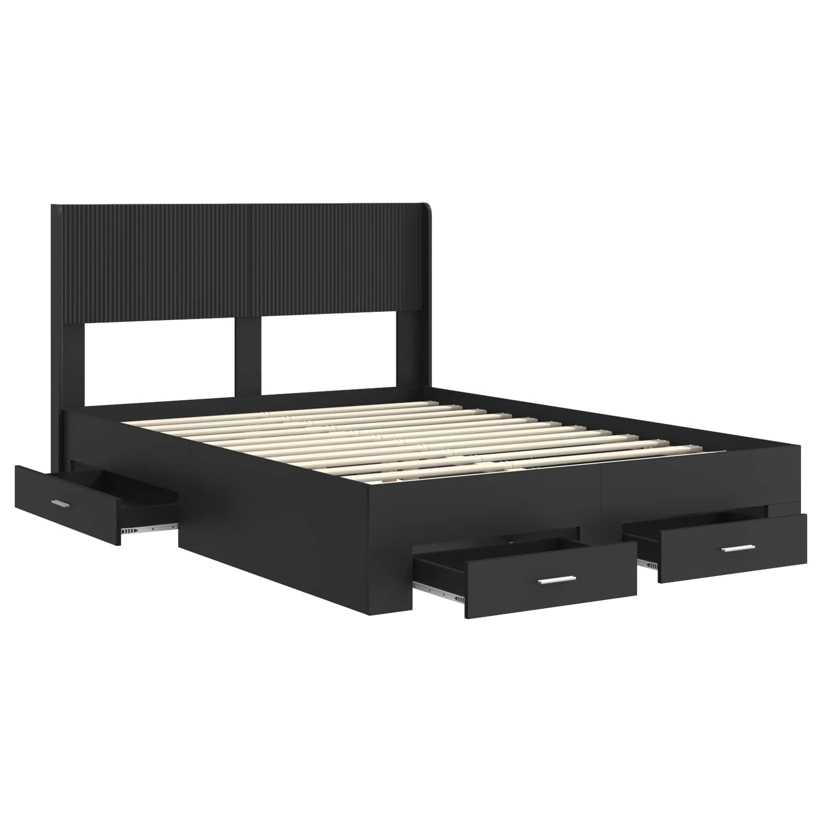 Καλάθι με αποθήκη και κεφαλάρι Μαύρο 135 x 190 cm - Pakobazaar