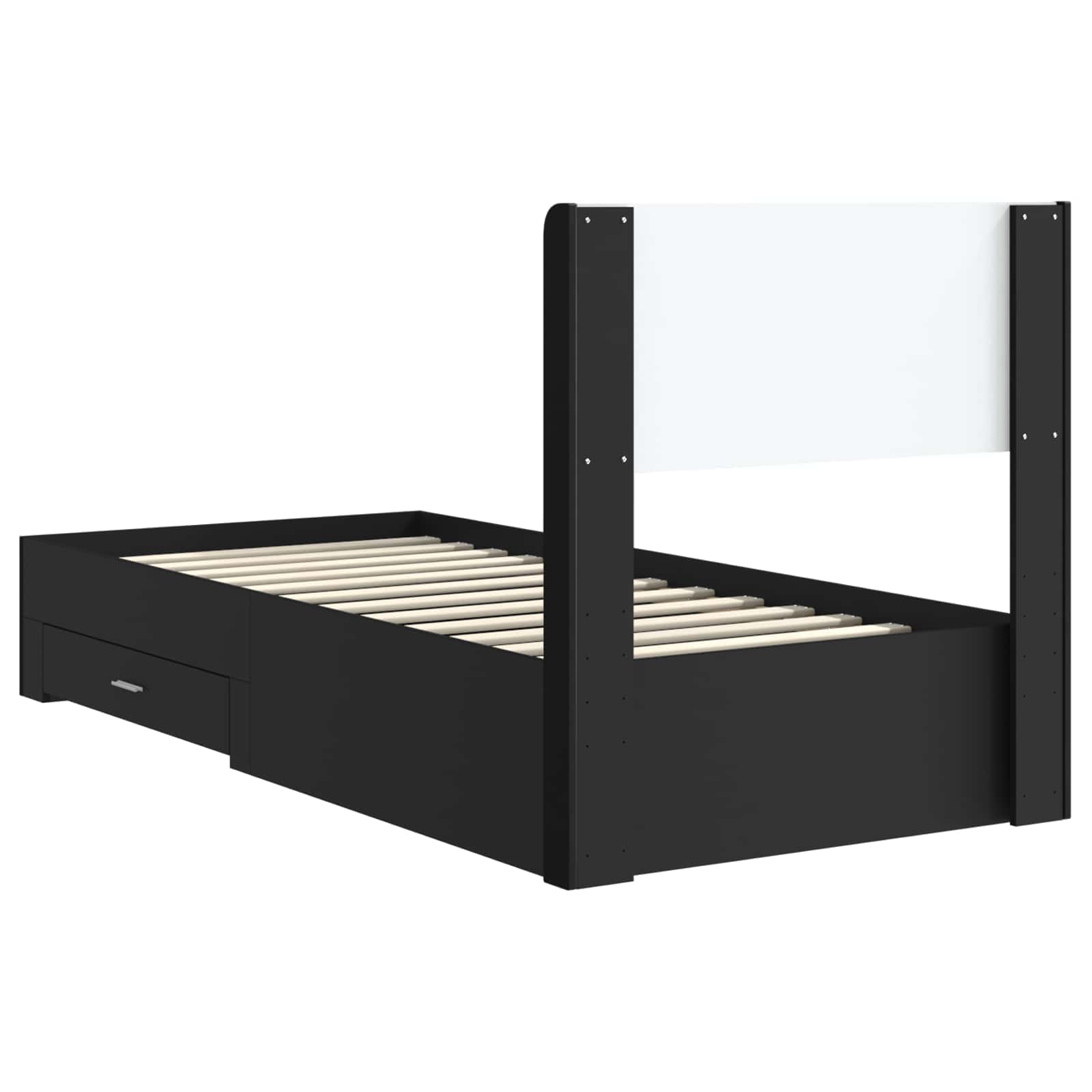 Καλάθι με αποθήκη και κεφαλάρι Μαύρο 90 x 200 cm - Pakobazaar