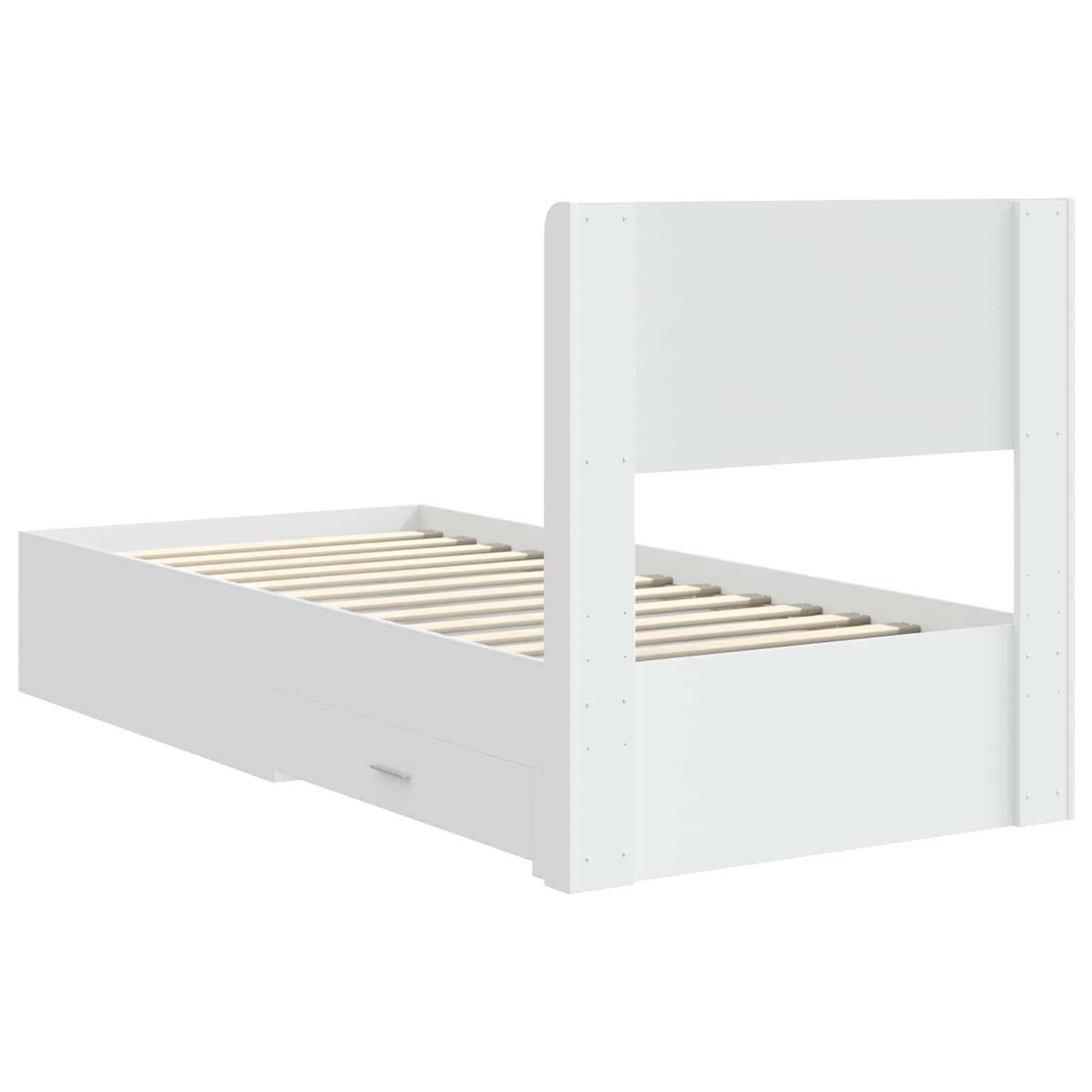 Καλάθι με αποθήκη και κεφαλάρι Λευκό 90 x 190 cm