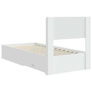 Καλάθι με αποθήκη και κεφαλάρι Λευκό 90 x 190 cm - Pakobazaar