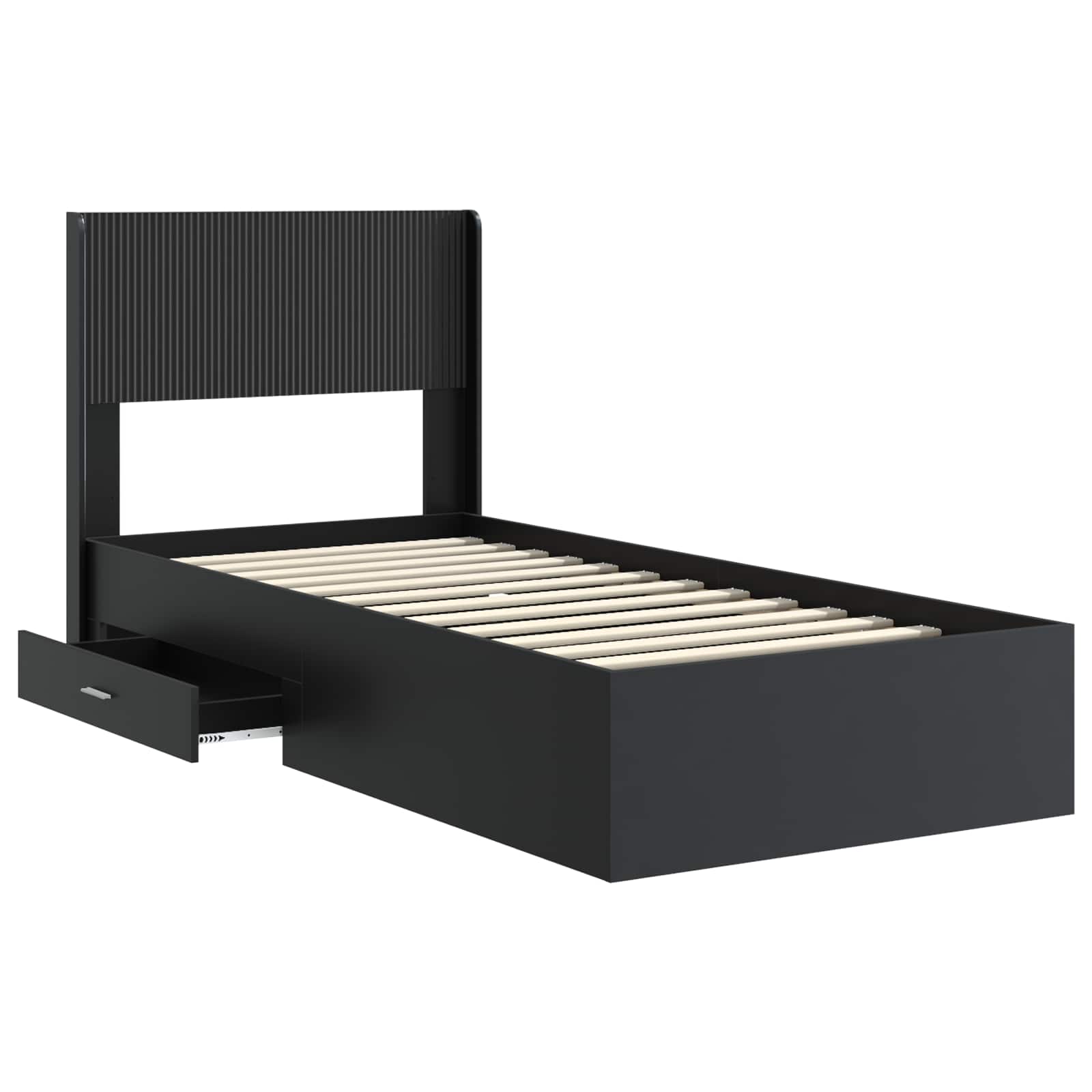 Καλάθι με αποθήκη και κεφαλάρι Μαύρο 75 x 190 cm - Pakobazaar