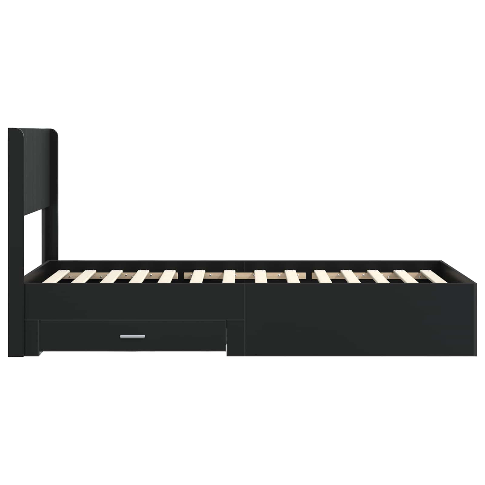 Καλάθι με αποθήκη και κεφαλάρι Μαύρο 75 x 190 cm - Pakobazaar
